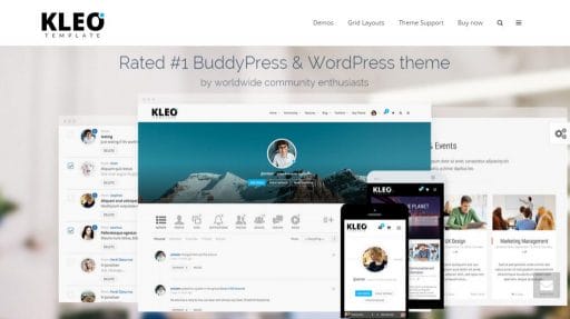 KLEO – Pro Community Focused, Multi-Purpose BuddyPress Theme