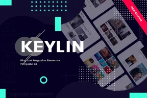Keylin – Blog & Magazine Elementor Template Kit