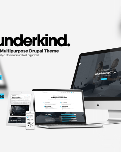 Wunderkind – One Page Parallax Drupal 7 Theme